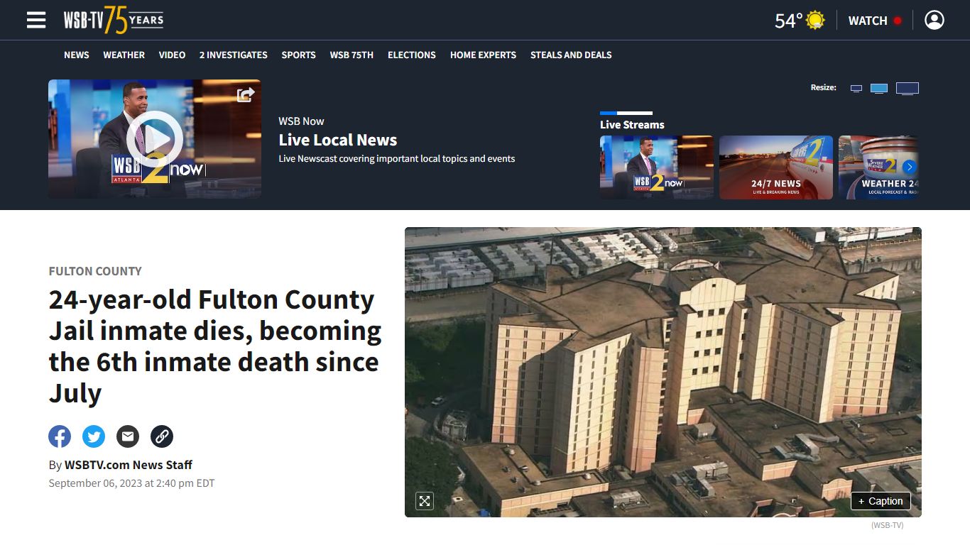 24-year-old Fulton County Jail inmate dies, becoming the 6th inmate ...
